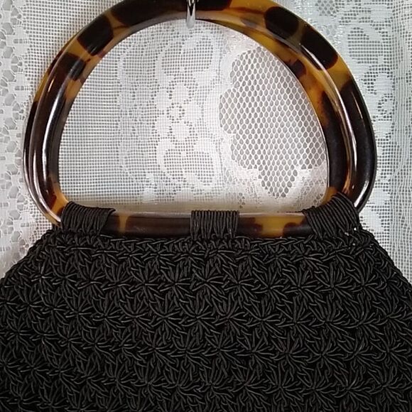 Vintage Handbag Macrame PAT 4453294 EXPRESS 78967100 - Picture 6 of 12